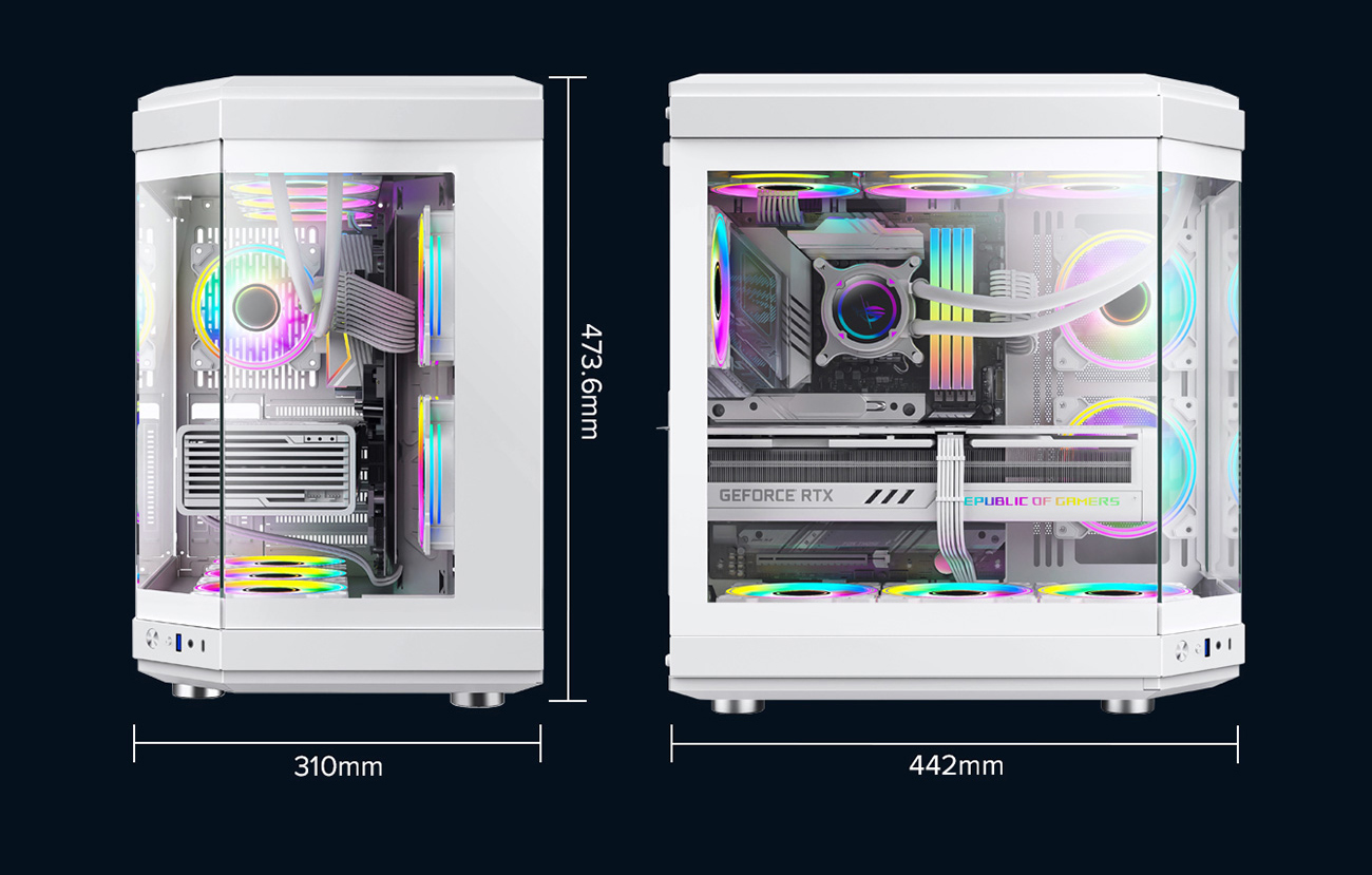 GAMEMAX HYPE Premium ATX Mid-Tower PC case